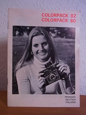 Imagen del vendedor de Polaroid Colorback 82, Colorback 80. Gebrauchsanweisung [franais - deutsch - italiano] a la venta por Antiquariat Weber