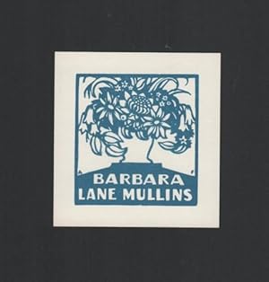 Imagen del vendedor de Bookplate for Barbara Lane Mullins a la venta por Time Booksellers