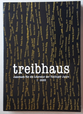 Bild des Verkufers fr treibhaus 01 / 2005 : Wolfgang Koeppen & Alfred Dblin. Topographien der literarischen Moderne. zum Verkauf von BuchKunst-Usedom / Kunsthalle
