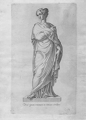 "Deae signum e marmore in Vaticano uiridario." - Bona Dea Ancient Rome Roman statue goddess mytho...