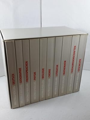 Weltbild-Kolleg Abitur-Wissen in 10 Bänden (komplett) Band 1: Geographie, Band 2: Deutsch, Band 3...