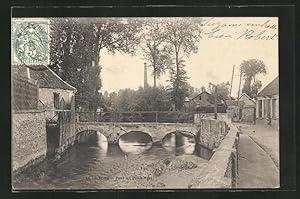 Carte postale Gisors, Pont du Tapis Vert