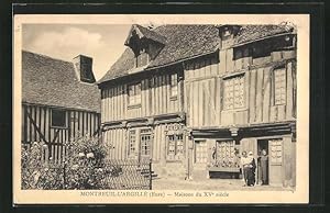 Carte postale Montreuil-l`Argillé, Maisons du XVe siècle
