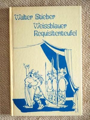 Weissblauer Requisitenteufel.