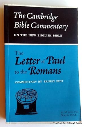 The Cambridge Bible Commentary on the New English Bible: The Letter of Paul to the Romans