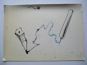 Image du vendeur pour Claes Oldenburg / Coosje Van Bruggen Leo Castelli 1991 Exhibition invite postcard mis en vente par ANARTIST