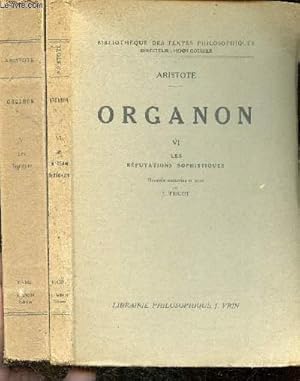 Bild des Verkufers fr Organon Tome IV: Les rfutations sophistiqus et Tome V:Les topiques (en 2 volumes) (Collection "Bibliothque des textes philosophiques") zum Verkauf von Le-Livre