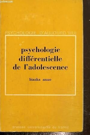 Imagen del vendedor de Psychologie diffrentielle de l'adolescence a la venta por Le-Livre