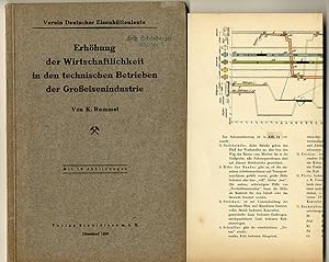 Erhöhung der Wirtschaftlichkeit in den technischen Betrieben der Großeisenindustrie. Sonderheft d...