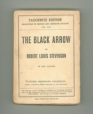 Robert Louis Stevenson, The Black Arrow Published by Bernhard Tauchnitz in One Volume, English La...