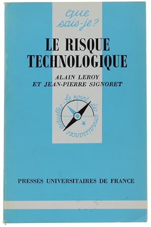 Seller image for LE RISQUE TECHNOLOGIQUE.: for sale by Bergoglio Libri d'Epoca