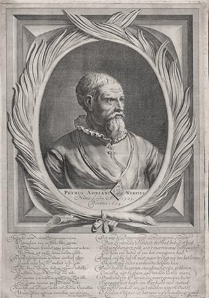 Seller image for "Petrus Adriani Werfius" - Pieter Adriaansz van der Werft (1529-1604) Leiden burgemeester Brgermeister Portrait for sale by Antiquariat Steffen Vlkel GmbH