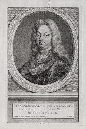 Imagen del vendedor de Mr. Coenraad van Heemskerk" - Coenraad van Heemskerck (1646-1702) Dutch politician Den Haag Amsterdam Portrait a la venta por Antiquariat Steffen Vlkel GmbH