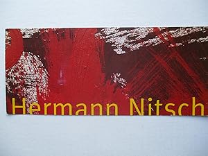 Imagen del vendedor de Hermann Nitsch New Paintings Mike Weiss Gallery 2004 Exhibition invite postcard a la venta por ANARTIST