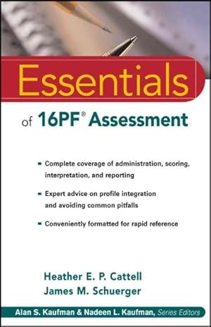 Seller image for Essentials of 16Pf Assessment for sale by GreatBookPricesUK