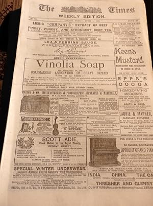 The Times Weekly Edition for Friday April 1st 1892