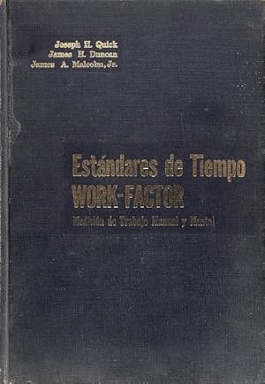 Seller image for ESTANDARES DE TIEMPO . WORK FACTOR for sale by Librera Smile Books