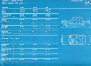Mercedes-Benz. Technical Specifications Body, Chassis and Interieur . (Technische Daten). 240 Die...
