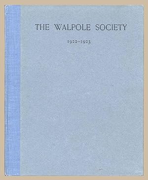 The Eleventh Volume of the Walpole Society 1922-1923