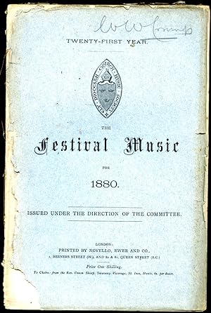 Image du vendeur pour Ely Diocesan Church Music Society [Twenty-First Year | 21st] The Music Festival for 1880 | Issued Under The Direction of The Committee mis en vente par Little Stour Books PBFA Member