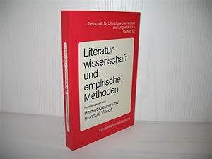 Bild des Verkufers fr Literaturwissenschaft und empirische Methoden: Eine Einfhrung in aktuelle Projekte. Zeitschrift fr Literaturwissenschaft und Linguistik: Beiheft 12; zum Verkauf von buecheria, Einzelunternehmen