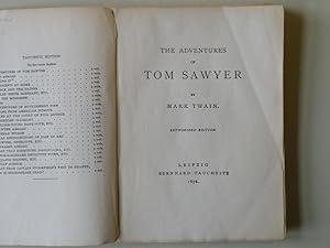 The Adventures of Tom Sawyer. 1 Band. The Adventures of Huckleberry Finn. 2 Bände.