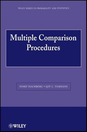 Immagine del venditore per Multiple Comparison Procedures venduto da GreatBookPricesUK