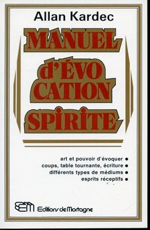 Seller image for Manuel d'vocation spirite for sale by Librairie Le Nord