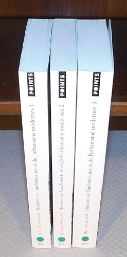 HISTOIRE DE L’ARCHITECTURE ET DE L’URBANISME MODERNES (complet en 3 volumes ; 1800 à 1991)