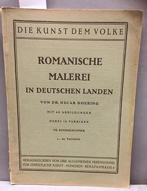 Image du vendeur pour Romanische Malerei in Deutschen Landen. Die Kunst dem Volke. VII. Sondernummer mis en vente par Kepler-Buchversand Huong Bach