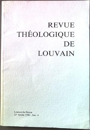 Seller image for La spiritualit du Pre Lebbe. / en: Revue thologique de Louvain, 21e anne - fasc. 4. for sale by books4less (Versandantiquariat Petra Gros GmbH & Co. KG)
