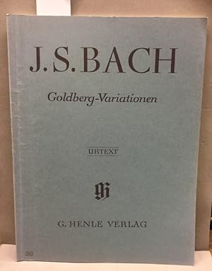 Joh. Seb. Bach Goldberg - Variationen. Figersatz von Hans-Martin Theopold