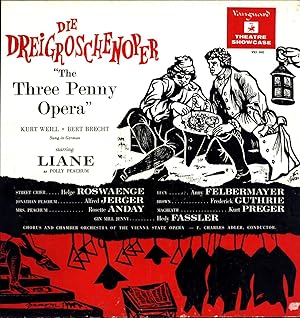 Seller image for Die Dreigroschenoper / "The Three Penny Opera" / Sung in German (VINYL THEATRICAL LP) for sale by Cat's Curiosities