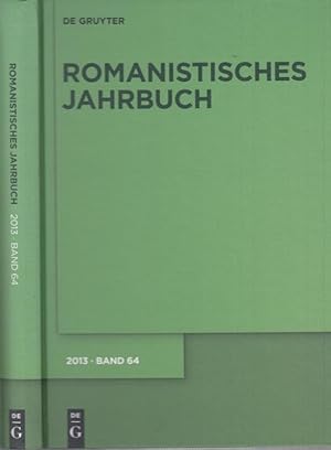 Seller image for Romanistisches Jahrbuch. Band 64, 2013. - Begrndet von Olaf Deutschmann, Rudolf Grossmann, Hellmuth Petriconi , Hermann Tiemann. - for sale by Antiquariat Carl Wegner