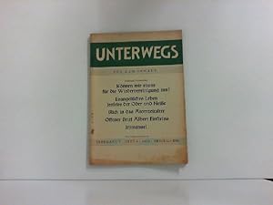 Bild des Verkufers fr Unterwegs. Jahrgang 7, Heft 6. - 1953 zum Verkauf von Zellibooks. Zentrallager Delbrck