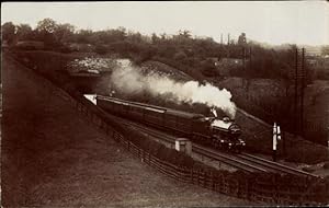 Ansichtskarte / Postkarte Britische Eisenbahn, Scotch Express near Welwyn