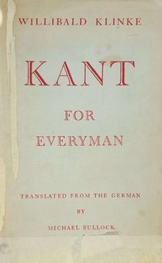 Kant for Everyman