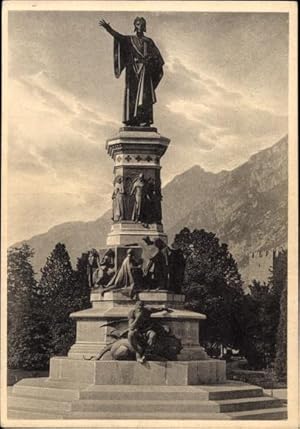 Immagine del venditore per Ansichtskarte / Postkarte Marco Rovereto Trento Trentino, Piazza Dante, Monumento a Dante Alighieri venduto da akpool GmbH