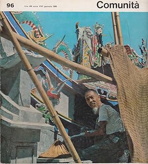 COMUNITA', rivista mensile di cultura ed informazione - 1962 - n. 96 gennaio - direttore RENZO ZO...