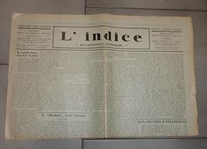 L'INDICE, quindicinale letterario - 1931 -ANNO SECONDO - dIrettore GINO SAVIOTTI - numeri 3, 4, 5...