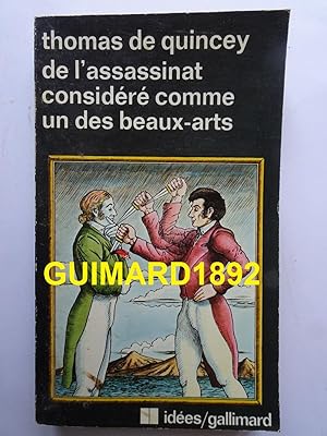 De l'assassinat considéré comme l'un des beaux-arts