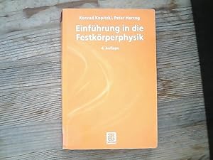 Seller image for Einfhrung in die Festkrperphysik. Teubner-Studienbcher : Physik. for sale by Antiquariat Bookfarm