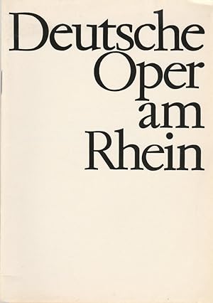Seller image for Programmheft Richard Wagner DIE WALKRE 15. Juni 1968 Spielzeit 1967 / 68 for sale by Programmhefte24 Schauspiel und Musiktheater der letzten 150 Jahre