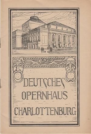 Programmheft Jacques Offenbach HOFFMANNS ERZÄHLUNGEN 5. Januar 1923