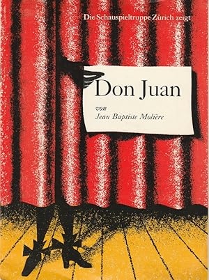 Bild des Verkufers fr Programmheft Jean Baptiste Moliere DON JUAN Herbst 1964 Heft 9 1964 zum Verkauf von Programmhefte24 Schauspiel und Musiktheater der letzten 150 Jahre