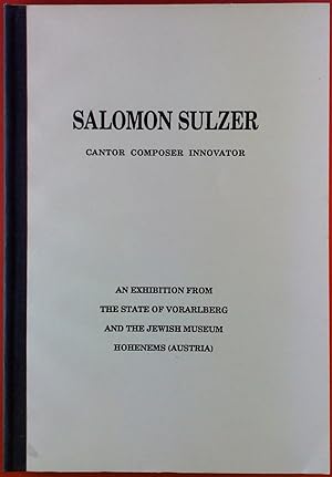 Bild des Verkufers fr Salomon Sulzer Cantor Composer Innovator zum Verkauf von biblion2