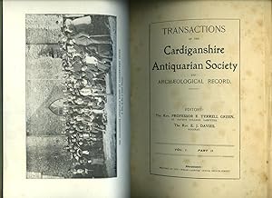 Image du vendeur pour Transactions of the Cardiganshire Antiquarian Society and Archaeological Record | Volume I (One | 1) Part II (Two \ 2) mis en vente par Little Stour Books PBFA Member