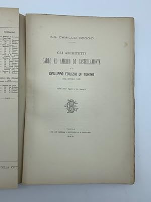 Gli architetti Carlo ed Amedeo di Castellamonte e lo sviluppo edilizio di Torino nel secolo XVII