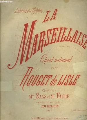 Bild des Verkufers fr La marseillaise, chant national pour piano zum Verkauf von Le-Livre