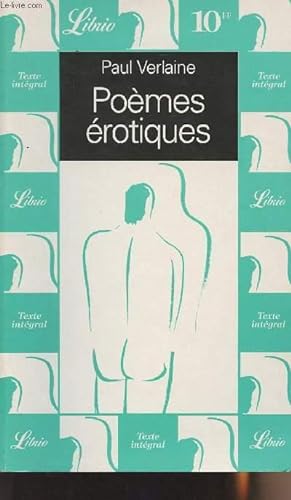 Bild des Verkufers fr Pomes rotiques - Librio n257 zum Verkauf von Le-Livre